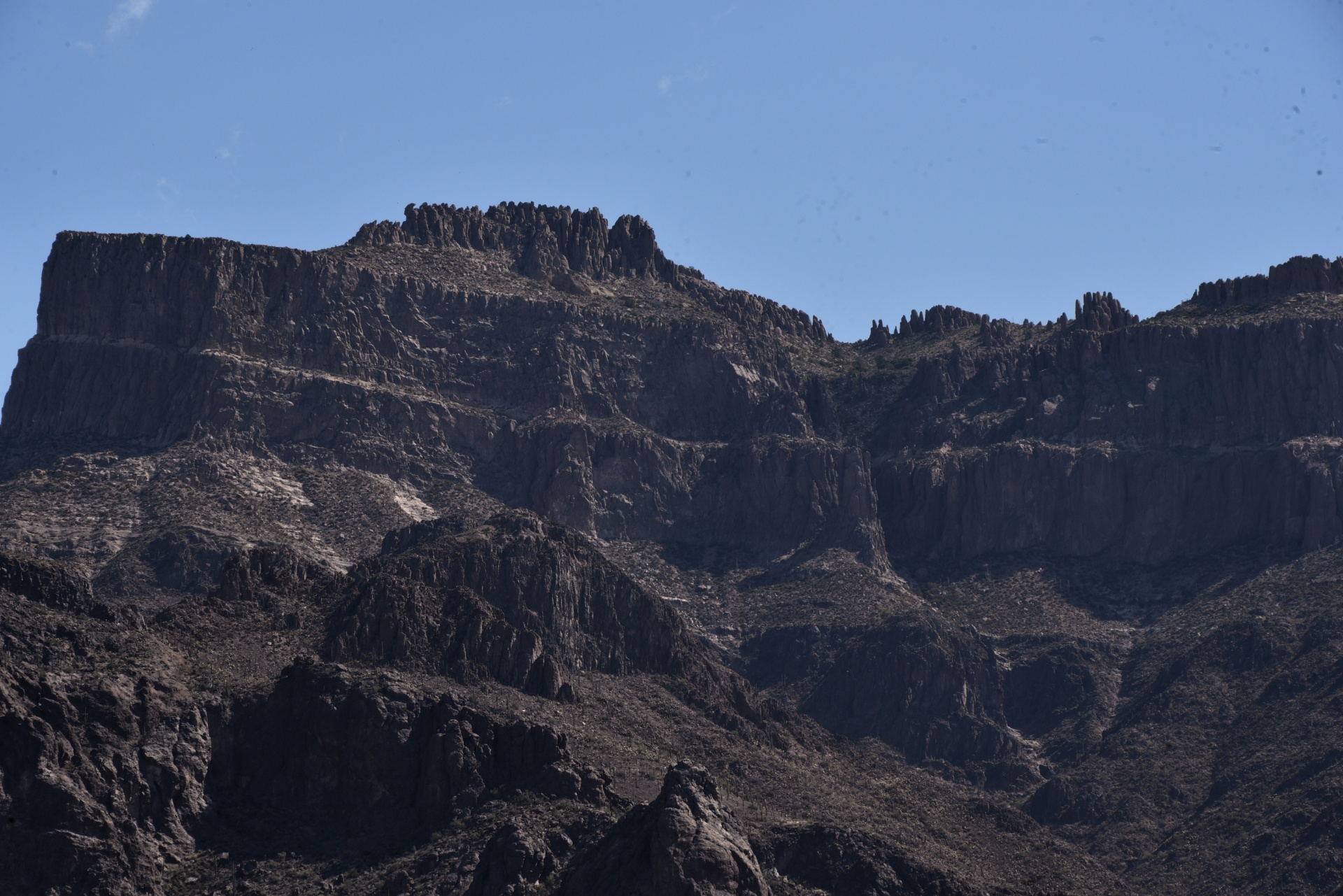Arizona Superstition mountain landscape