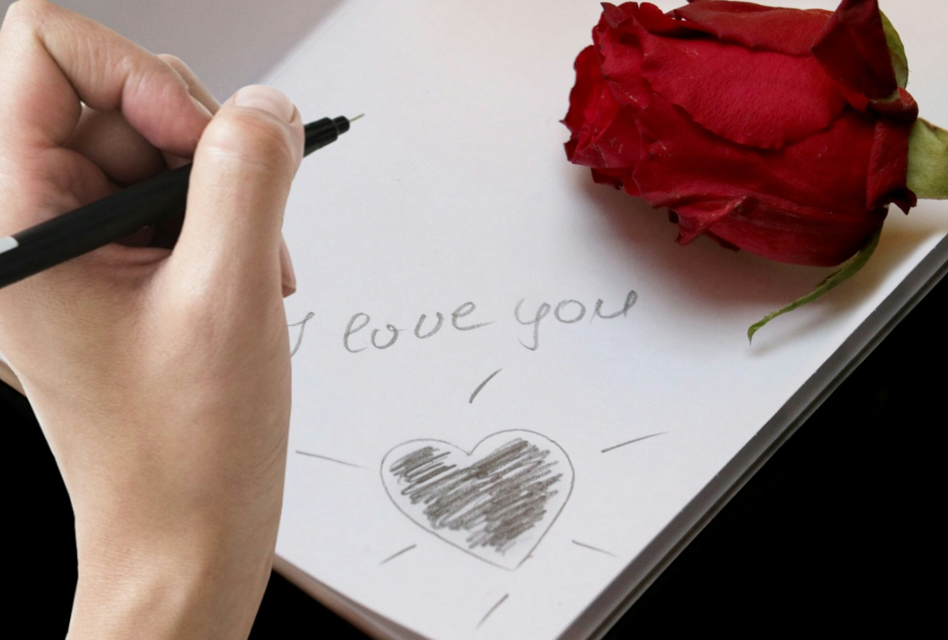Writing, Message, I Love You
