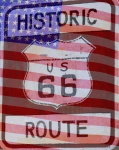 American Flag And Route 66