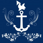 Anchor Nautical Pattern Background