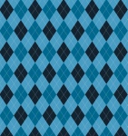 Argyle Pattern Wallpaper Blue