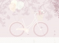 Bicycle Background Vintage Style
