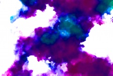 Blue Purple Watercolor Splatter