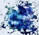 Blue Splashes Of Background Color