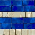 Blue Tile Background