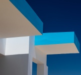 Blue White Architecture