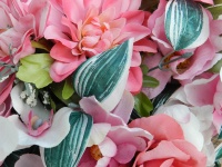 Bouquet Of Fabric Flowers - 26