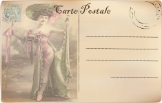 Carte Postale Folies Bergere Color