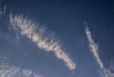 Caterpillar Cloud Shapes Background