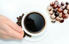 Chestnuts,coffee ,beans, Caffeine