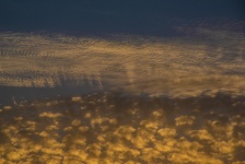 Cloud Pattern In Sky At Dusk