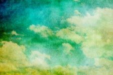 Clouds Vintage Painting