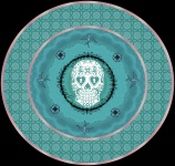 Day Of The Dead Plate