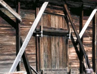 Door To Wooden Shed