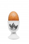 Egg In Cup Chickens Illustration