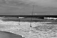 Fishing Poles Background