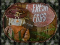 Fresh Eggs Country Sign