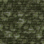 Green Brick Wall Background