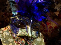 Grunge Mardi Gras Mask