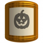 Halloween Candy Canister