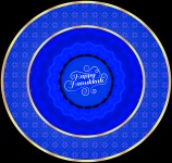 Happy Hanukkah Plate