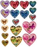 Heart Collage Sheet