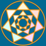 Heptagram Geometric Mystical