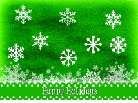 Holiday Snowflake Greeting