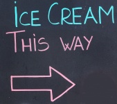 Ice Cream Blackboard