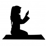Islamic, Prayer, Silhouette, Female
