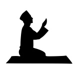 Islamic,prayer,silhouette