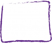 Jagged Cartoon Square Purple