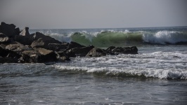 Landscape Of Venice Beach Waves