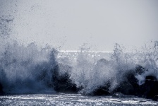 Large Wave Crashing
