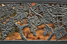 Metal Grapevine Background Framed