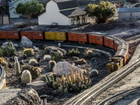 Miniature Railroad Desert Scene