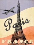 Paris Vintage Travel Print
