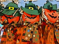 Pumpkin Scarecrows