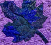 Quilted Maple Leaf Blue