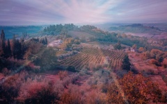 Rays Over Tuscany Italy
