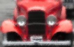 Red Roadster Car