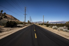 Rural Highway In Desert