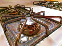Rusty Old Gas Stove