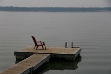 Serene Quiet Seat By The Lake