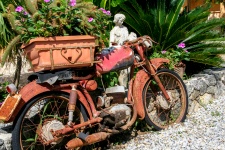 Old Vintage Motorcycle