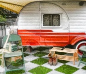 Vintage Camping Trailer