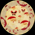 Vintage Santa Claus Plate