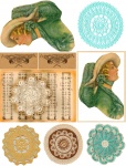 Vintage Scraps Collage Sheet