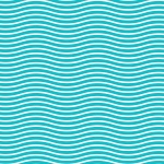 Waves Background Teal White