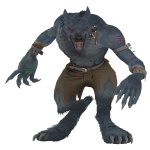 Werewolf 3d Drawing